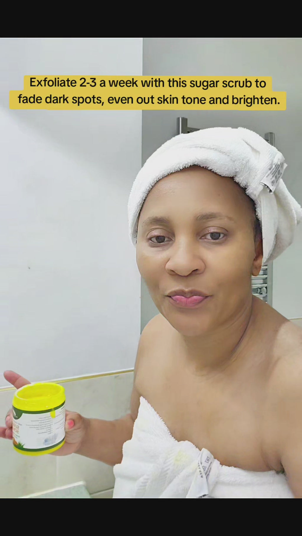 Aloe-Turmeric Foaming Sugar Scrub