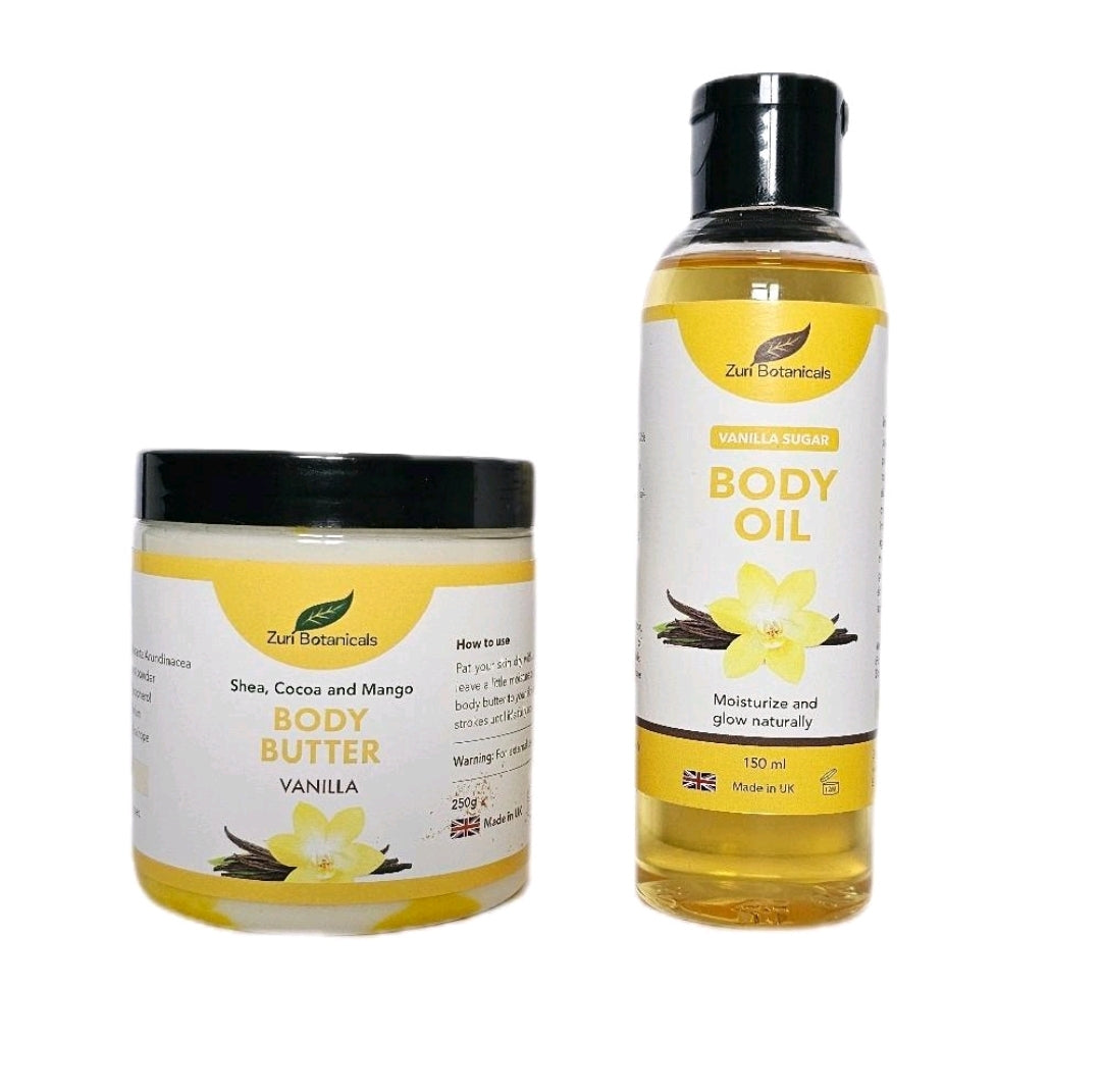 Vanilla Triple Body Butter and Vanilla Sugar Body Oil
