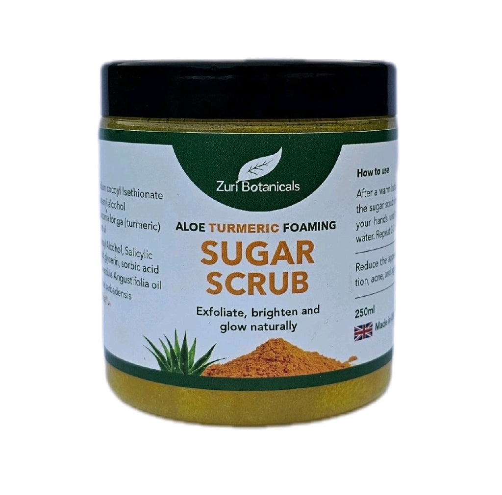 Aloe-Turmeric Foaming Sugar Scrub