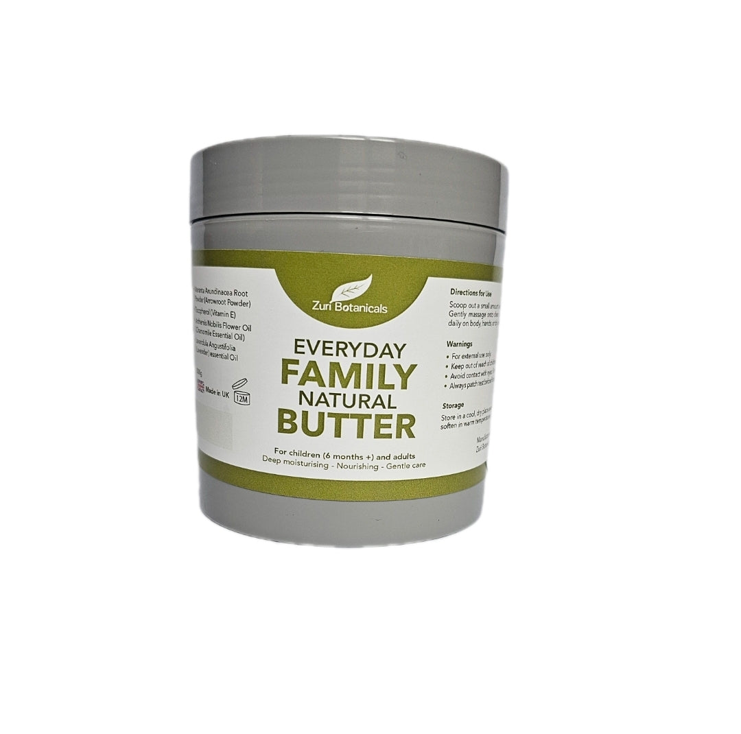 Zuri Botanicals Family butter, Gentle formula suitable for children and adults 500g
