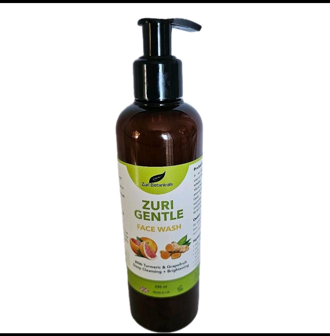 Zuri Gentle Face Wash - With Turmeric and Grapefruit