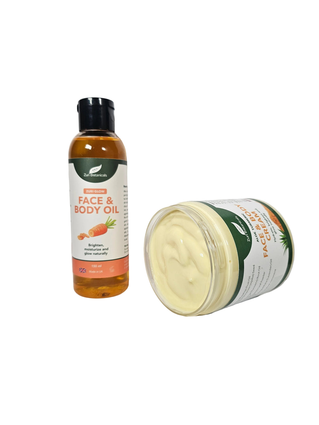 Zuri Glow Oil and Face and Body Cream